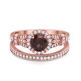 Art Deco Two Piece Bridal Ring