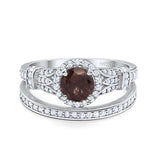 Art Deco Two Piece Bridal Ring