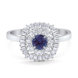 Round Natural Stone Cocktail Ring