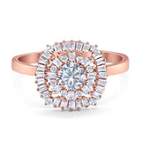 Round Natural Stone Cocktail Ring