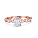 Art Deco Oval Marquise Style Ring