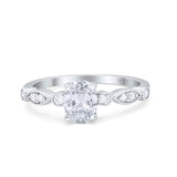 Art Deco Oval Marquise Style Ring