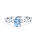 Art Deco Oval Marquise Style Ring