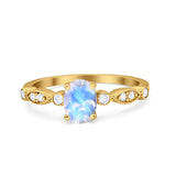 Art Deco Oval Marquise Style Ring