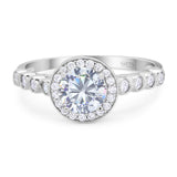 Vintage Style Round Natural Stone Sparkling Ring