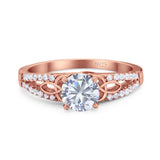 Vintage Style Round Natural Stone Ring