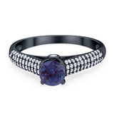 Vintage Style Round Natural Stone Ring