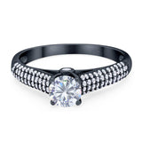 Vintage Style Round Natural Stone Ring