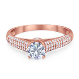 Vintage Style Round Natural Stone Ring