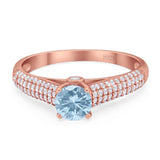 Vintage Style Round Natural Stone Ring