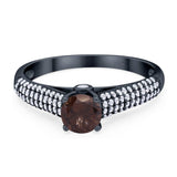 Vintage Style Round Natural Stone Ring