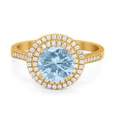 Vintage Style Round Natural Stone Ring