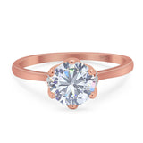 Art Deco Round Natural Stone Halo Ring