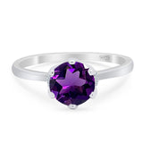Art Deco Round Natural Stone Halo Ring