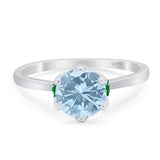 Art Deco Round Natural Stone Halo Ring