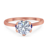 Art Deco Round Natural Stone Halo Ring