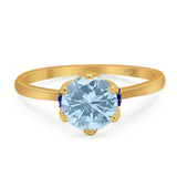Art Deco Round Natural Stone Halo Ring