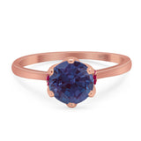 Art Deco Round Natural Stone Halo Ring
