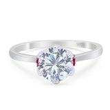 Art Deco Round Natural Stone Halo Ring