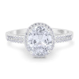 Art Deco Oval Natural Stone Wedding Ring