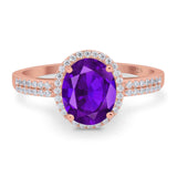 Art Deco Oval Natural Stone Wedding Ring