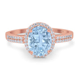 Art Deco Oval Natural Stone Wedding Ring