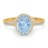 Art Deco Oval Natural Stone Wedding Ring