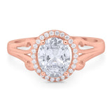 Art Deco Oval Natural Stone Filigree Ring