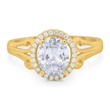 Art Deco Oval Natural Stone Filigree Ring