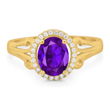 Art Deco Oval Natural Stone Filigree Ring