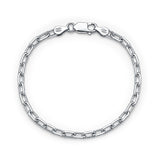 Paperclip Link Adjustable Bracelet