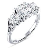 IGI Certified Round 1 Carat Lab Grown Diamond Trio Ring