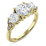 IGI Certified Round 2 Carat Lab Grown Diamond Trio Ring