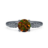 leaf Solitaire Ring