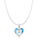  Heart Charm Pendant 