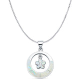  Plumeria Pendant 