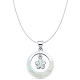  Plumeria Pendant 