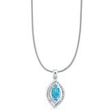 Marquise CZ Pendant 