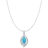 Marquise CZ Pendant 