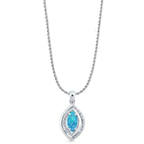 Marquise CZ Pendant 
