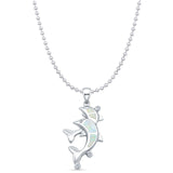  Dolphins Pendant 