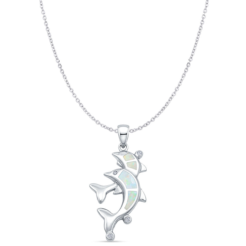  Dolphins Pendant 