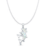 Dolphins Pendant 