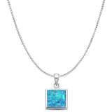 Princess Cut Pendant 
