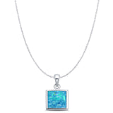 Princess Cut Pendant 