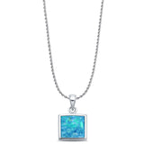 Princess Cut Pendant 