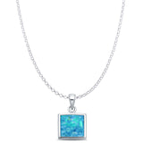 Princess Cut Pendant 