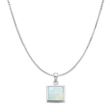 Princess Cut Pendant 