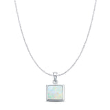 Princess Cut Pendant 