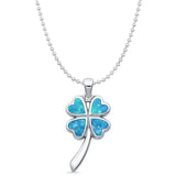 Plumeria Heart Pendant 